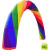 imageHappybuy Inflatable Rainbow Arch 26ftx10ft with 110W Blower for Advertising Party Celebration GardenColor
