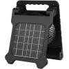 imageVEVOR 10400mAh Solar fan Camping Fan with Solar Panel ampamp LED Lantern 7W 8 Inch Portable Rechargeable Battery Powered for Outside 4Speed and Quiet Operated for Picnic Barbecue Fishing TravelFoldable Solar Panel Fan 4W