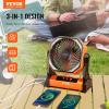 imageVEVOR 9 Camping Fan with LED Light 20000mAh Rechargeable Battery Operated 4Speed with Remote Oscillating 60H Runtime Timer ampamp Sleep Mode Quiet Portable Tent Fan for Bedroom Travel Office20000mAh