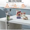 imageVEVOR Commercial Can Opener HeavyDuty Manual Tabletop Cans Opener for Cans Up to 1575 in Height HeightAdjustable Professional Can Openers Fixed with Screws for Restaurant Hotel and Food Store996 x 445 x 3354 in