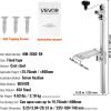 imageVEVOR Commercial Can Opener HeavyDuty Manual Tabletop Cans Opener for Cans Up to 1575 in Height HeightAdjustable Professional Can Openers Fixed with Screws for Restaurant Hotel and Food Store925 x 394 x 2913 in