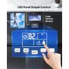 imageVEVOR Commercial Ice Maker Machine 90 lbs24h with 12Lbs Storage 32 Cubes per Cycle Stainless Steel Freestanding ampamp Countertop Ice Maker with LED Display ampamp SelfCleaning for Home Bar Restaurant80 lbs24h