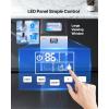 imageVEVOR Commercial Ice Maker Machine 90 lbs24h with 12Lbs Storage 32 Cubes per Cycle Stainless Steel Freestanding ampamp Countertop Ice Maker with LED Display ampamp SelfCleaning for Home Bar Restaurant100 lbs24h