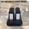 imageVEVOR F103 Restaurant Pager System 20 Pagers Max 98 Beepers Wireless Calling System Touch Keyboard with Vibration Flashing and Buzzer for Church NurseHospital ampamp HotelTouch keyboard