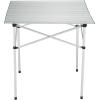 imageVEVOR Folding Table 4 Ft Heavy Duty Portable FoldinHalf Utility Table Indoor Outdoor Plastic Rectangle Table with Adjustable Height and Built in Handle for Party Dining Picnic Camping WhiteSilver