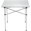 imageVEVOR Folding Table 4 Ft Heavy Duty Portable FoldinHalf Utility Table Indoor Outdoor Plastic Rectangle Table with Adjustable Height and Built in Handle for Party Dining Picnic Camping WhiteSilver