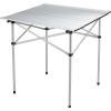 imageVEVOR Folding Table 4 Ft Heavy Duty Portable FoldinHalf Utility Table Indoor Outdoor Plastic Rectangle Table with Adjustable Height and Built in Handle for Party Dining Picnic Camping WhiteSilver