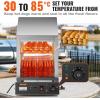 imageVEVOR Hot Dog Steamer 36L3269Qt Classic Hut Steamer for 96 Hot Dogs ampamp 30 Buns Electric Bun Warmer Cooker with Drop Down Door Acrylic Window Partition Plate Food Clip PTFE Tape Stainless SteelRgg004