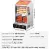 imageVEVOR Hot Dog Steamer 36L3269Qt Classic Hut Steamer for 96 Hot Dogs ampamp 30 Buns Electric Bun Warmer Cooker with Drop Down Door Acrylic Window Partition Plate Food Clip PTFE Tape Stainless SteelRGG002