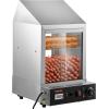imageVEVOR Hot Dog Steamer 36L3269Qt Classic Hut Steamer for 96 Hot Dogs ampamp 30 Buns Electric Bun Warmer Cooker with Drop Down Door Acrylic Window Partition Plate Food Clip PTFE Tape Stainless SteelRgg004