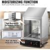 imageVEVOR Hot Dog Steamer 36L3269Qt Classic Hut Steamer for 96 Hot Dogs ampamp 30 Buns Electric Bun Warmer Cooker with Drop Down Door Acrylic Window Partition Plate Food Clip PTFE Tape Stainless SteelRgg004