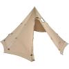 imageVEVOR Hot Tent Camping Tipi Hot Tents with Stove Jack Portable Winter Camping Tents with Snow Skirt Easy Setup Waterproof 4 Season Shelter Tents for Fishing Backpacking46 Persons