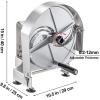imageVEVOR Manual Vegetable Fruit Slicer 005quot012mm Thickness Adjustable Commercial Slicer Machine Stainless Steel Food Cutter Slicing Machine with 2 Spare Blades for Potato Cucumber Lemon TomatoManual