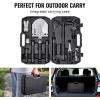 imageVEVOR Survival Shovel Survival Axe 28in1 Camping Folding Shovels with Hatchet Stainless Steel Tactical Shovel Hatchet Combo Multifunctional Emergency Survival Gear Equipment for Camping Hiking28 in 1