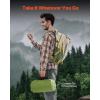 imageVEVOR Waterproof Camping Blanket Large Warm Wearable Outdoor Fleece Stadium Blanket Windproof Flame Retardant Great for Picnics Hiking Sports Events Travel Beach Car 79quot x 59quot Army Green
