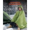 imageVEVOR Waterproof Camping Blanket Large Warm Wearable Outdoor Fleece Stadium Blanket Windproof Flame Retardant Great for Picnics Hiking Sports Events Travel Beach Car 79quot x 59quot Army Green