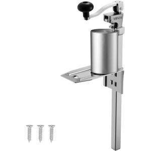imageVEVOR Commercial Can Opener HeavyDuty Manual Tabletop Cans Opener for Cans Up to 1575 in Height HeightAdjustable Professional Can Openers Fixed with Screws for Restaurant Hotel and Food Store925 x 394 x 2598 in