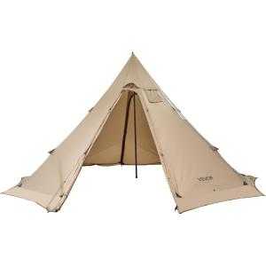 imageVEVOR Hot Tent Camping Tipi Hot Tents with Stove Jack Portable Winter Camping Tents with Snow Skirt Easy Setup Waterproof 4 Season Shelter Tents for Fishing Backpacking46 Persons