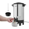 imageVEVOR Commercial Coffee Urn 30 Cup 45 L Hot Beverage Dispenser with Dripless Faucet QuickBrewing Commercial Coffee Maker Automatic Temperature Control for Catering Party Church ampamp Restaurant40Cups