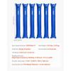 imageVEVOR Pool Cover Water Bags Set 6 Packs 8 Ft Single Chamber Pool Cover Water Bags ampamp 4 Corner Tubes 04mm Thick PVC Bag Weights with Leakproof Valve for Winter Inground SwimmingPool CoversBlue