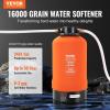 imageVEVOR RV Water Softener 16000 Grain Portable Water Softener with 34quot Brass Fittings and 42quot Hose Soften Hard Water Filter System for RVs Trailers Boats Mobile Car Washing Pressure Washing