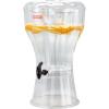imageVEVOR Beverage Dispenser 34 Gallon Drink Dispenser for Parties Plastic Juice Dispensers with NoDrip Spigot Iced Tea Lemonade Juice Water Dispensers for Restaurants Hotels Parties34Gal 1Pack
