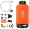 imageVEVOR RV Water Softener 16000 Grain Portable Water Softener with 34quot Brass Fittings and 42quot Hose Soften Hard Water Filter System for RVs Trailers Boats Mobile Car Washing Pressure Washing
