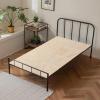 imageVEVOR Bunkie Board Twin Size 35quot x 71quot Foldable Box Spring 04quot Thicker Wooden Bed Boards for Under Mattress Bed Slats with No Assembly Required Easytouse Bed Support BoardTwin  3543 x 7087 in