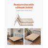 imageVEVOR Bunkie Board Twin Size 35quot x 71quot Foldable Box Spring 04quot Thicker Wooden Bed Boards for Under Mattress Bed Slats with No Assembly Required Easytouse Bed Support BoardFull  5118 x 7087 in