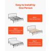 imageVEVOR Bunkie Board Twin Size 35quot x 71quot Foldable Box Spring 04quot Thicker Wooden Bed Boards for Under Mattress Bed Slats with No Assembly Required Easytouse Bed Support BoardTwin  3543 x 7087 in
