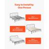 imageVEVOR Bunkie Board Twin Size 35quot x 71quot Foldable Box Spring 04quot Thicker Wooden Bed Boards for Under Mattress Bed Slats with No Assembly Required Easytouse Bed Support BoardFull  5118 x 7087 in