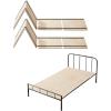 imageVEVOR Bunkie Board Twin Size 35quot x 71quot Foldable Box Spring 04quot Thicker Wooden Bed Boards for Under Mattress Bed Slats with No Assembly Required Easytouse Bed Support BoardTwin  3543 x 7087 in