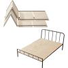 imageVEVOR Bunkie Board Twin Size 35quot x 71quot Foldable Box Spring 04quot Thicker Wooden Bed Boards for Under Mattress Bed Slats with No Assembly Required Easytouse Bed Support BoardFull  5118 x 7087 in