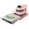 imageVEVOR Auto Heat Press Machine 15 x 15 inch TShirt Press Machine with Auto Release and Adjustable Pressure Digital Display Rapid Heating for Sublimation Vinyl Heat Transfer Projects PinkPink