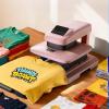imageVEVOR Auto Heat Press Machine 15 x 15 inch TShirt Press Machine with Auto Release and Adjustable Pressure Digital Display Rapid Heating for Sublimation Vinyl Heat Transfer Projects PinkPink
