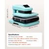 imageVEVOR Auto Heat Press Machine 15 x 15 inch TShirt Press Machine with Auto Release and Adjustable Pressure Digital Display Rapid Heating for Sublimation Vinyl Heat Transfer Projects GreenGreen