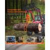 imageVEVOR Timber Claw Hook 28 inch 4 Claw Log Grapple Logging Tongs Swivel Steel Log Lifting Tongs 31quot Max Opening Eagle Claws with 2205LBS1000kg Loading Capacity for Tractors ATVs Trucks Forklifts28inSwivel