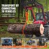 imageVEVOR Timber Claw Hook 28 inch 4 Claw Log Grapple Logging Tongs Swivel Steel Log Lifting Tongs 31quot Max Opening Eagle Claws with 2205LBS1000kg Loading Capacity for Tractors ATVs Trucks Forklifts32inORing