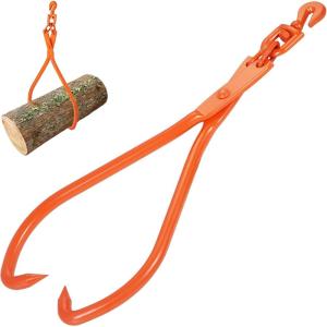 imageVEVOR Timber Claw Hook 28 inch 4 Claw Log Grapple Logging Tongs Swivel Steel Log Lifting Tongs 31quot Max Opening Eagle Claws with 2205LBS1000kg Loading Capacity for Tractors ATVs Trucks ForkliftsSimple