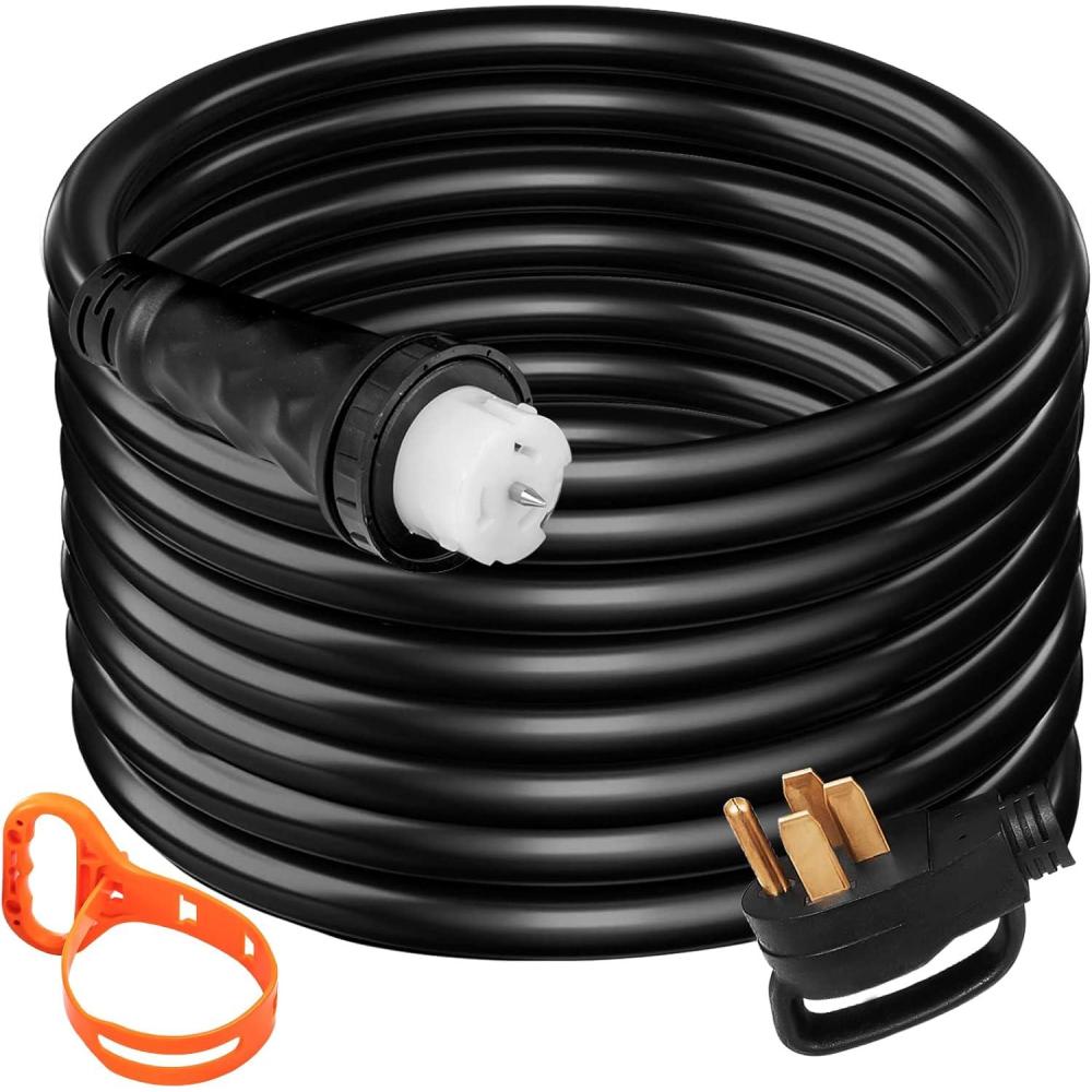 imageVevor 15Ft 50 Amp Generator Extension Cord STW 45446  45505 Generator Cord 125V 250V Generator Power Cord N1450P ampamp SS250R ampamp CS6364 Twist Lock Connectors  Patio Lawn ampamp Garden20 Ft