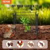 imageVEVOR 4 Pack Plant Protectors from Animals 134 x 134 Chicken Wire Plant Protector Plant Cages for Outdoor Plants Flowers ampamp Vegetables Keeps Bunny Chicken Squirrels Out 16pcs Metal Mesh