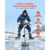 imageVEVOR 52CC Gas Powered Ice Auger for Ice Fishing 2Stroke 8quot Diameter Ice Fishing Augers with Drill Adapter Blade Guard and EPA Certificate
