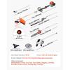 imageVEVOR 52cc GasPowered 6in1 MultiFunctional Trimmer  Hedge Trimmer Brush Cutter Weed Eater Edger Pole Saw ampamp Chainsaw Pruner EPA CE ampamp EMC Certified26cc 7in1 Gas Hedge Trimmer  Weed Eater  String Trimmer  3T40T Brush Cutter  Edger  Pole Saw Chainsaw Pruner