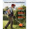 imageVEVOR 52cc GasPowered 6in1 MultiFunctional Trimmer  Hedge Trimmer Brush Cutter Weed Eater Edger Pole Saw ampamp Chainsaw Pruner EPA CE ampamp EMC Certified26cc 7in1 Gas Hedge Trimmer  Weed Eater  String Trimmer  3T40T Brush Cutter  Edger  Pole Saw Chainsaw Pruner