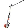 imageVEVOR 52cc GasPowered 6in1 MultiFunctional Trimmer  Hedge Trimmer Brush Cutter Weed Eater Edger Pole Saw ampamp Chainsaw Pruner EPA CE ampamp EMC Certified52cc Gas Hedge Trimmer