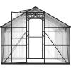 imageVEVOR 6 x 4 FT Polycarbonate Greenhouse Heavy Duty Outdoor Green House with Adjustable Vent ampamp PushPull Lockable Door Quick Setup Aluminum Frame Walkin Greenhouse Sunroom for Outside Garden Lawn810 Ft