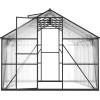 imageVEVOR 6 x 4 FT Polycarbonate Greenhouse Heavy Duty Outdoor Green House with Adjustable Vent ampamp PushPull Lockable Door Quick Setup Aluminum Frame Walkin Greenhouse Sunroom for Outside Garden Lawn812 Ft