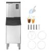 imageVEVOR Commercial Ice Maker Machine 300LBS24H IceMaking Machine with 300LBS Stainless Steel Storage Bin Auto SelfCleaning Ice Maker with Touchscreen for Bar Cafe Restaurant Business Commercial