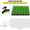 imageVEVOR Ground Grid 1885 lbs per Sq Ft Load Geo Grid 3quot Depth Permeable Stabilization System for DIY Patio Walkway Shed Base Light Vehicle Driveway Parking Lot Grass and Gravel25ft x 95ft
