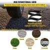 imageVEVOR Ground Grid 1885 lbs per Sq Ft Load Geo Grid 3quot Depth Permeable Stabilization System for DIY Patio Walkway Shed Base Light Vehicle Driveway Parking Lot Grass and Gravel27ft x 4ft